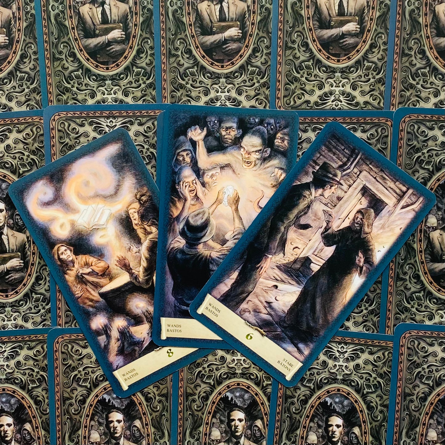 Unique Dark Grimoire Tarot Cards Set - Rare Antique Mystic Deck