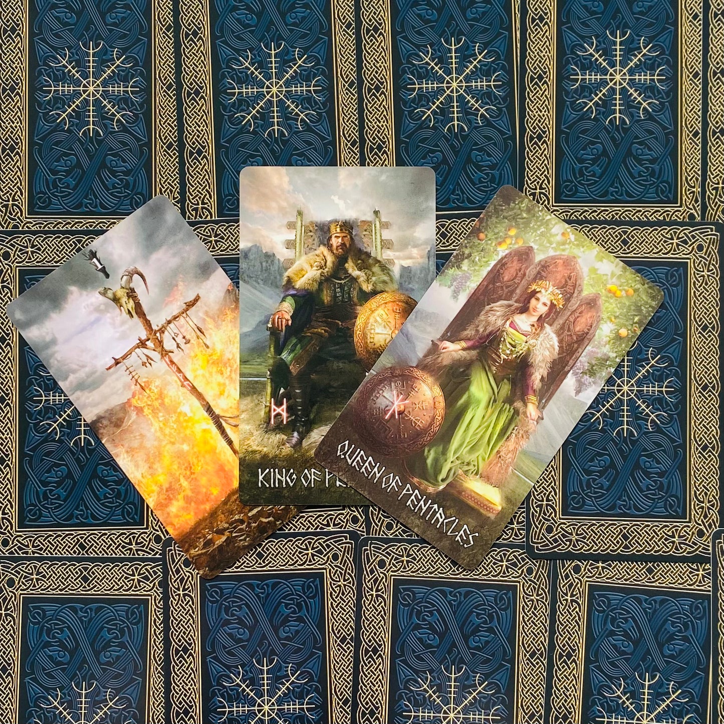 Runic Tarot Kit Cards And Book - Tarot Cards Deck