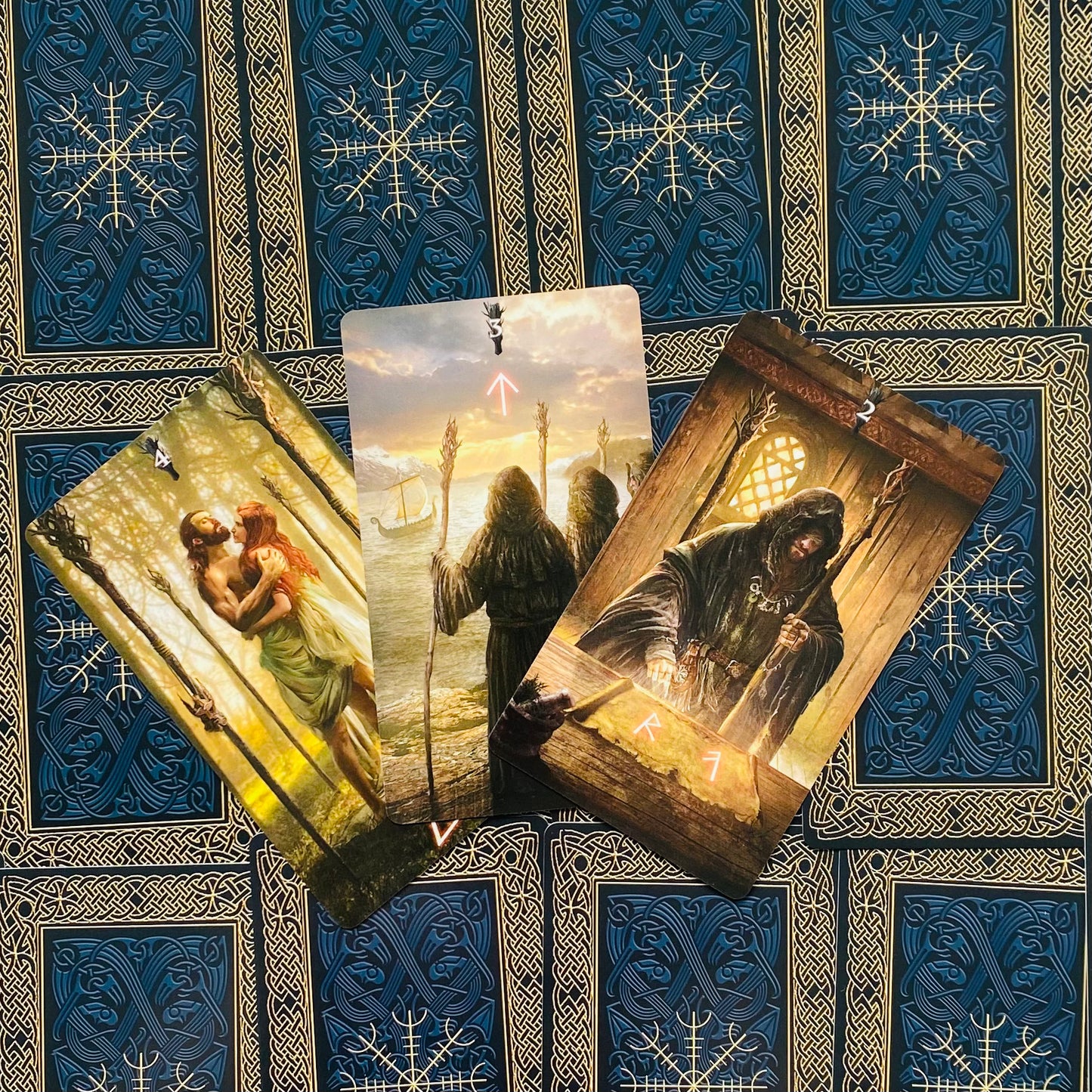 Runic Tarot Kit Cards And Book - Tarot Cards Deck
